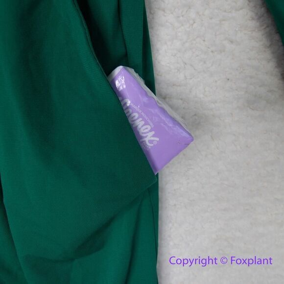 New! Eloquii Tie Front Knit‎ Jumpsuit green, plus size 20 - Picture 11 of 16